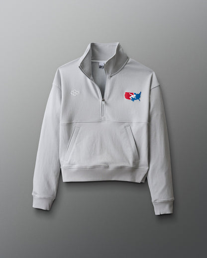 RUDIS USA Wrestling Luxe Terry Women's 1/4 Zip