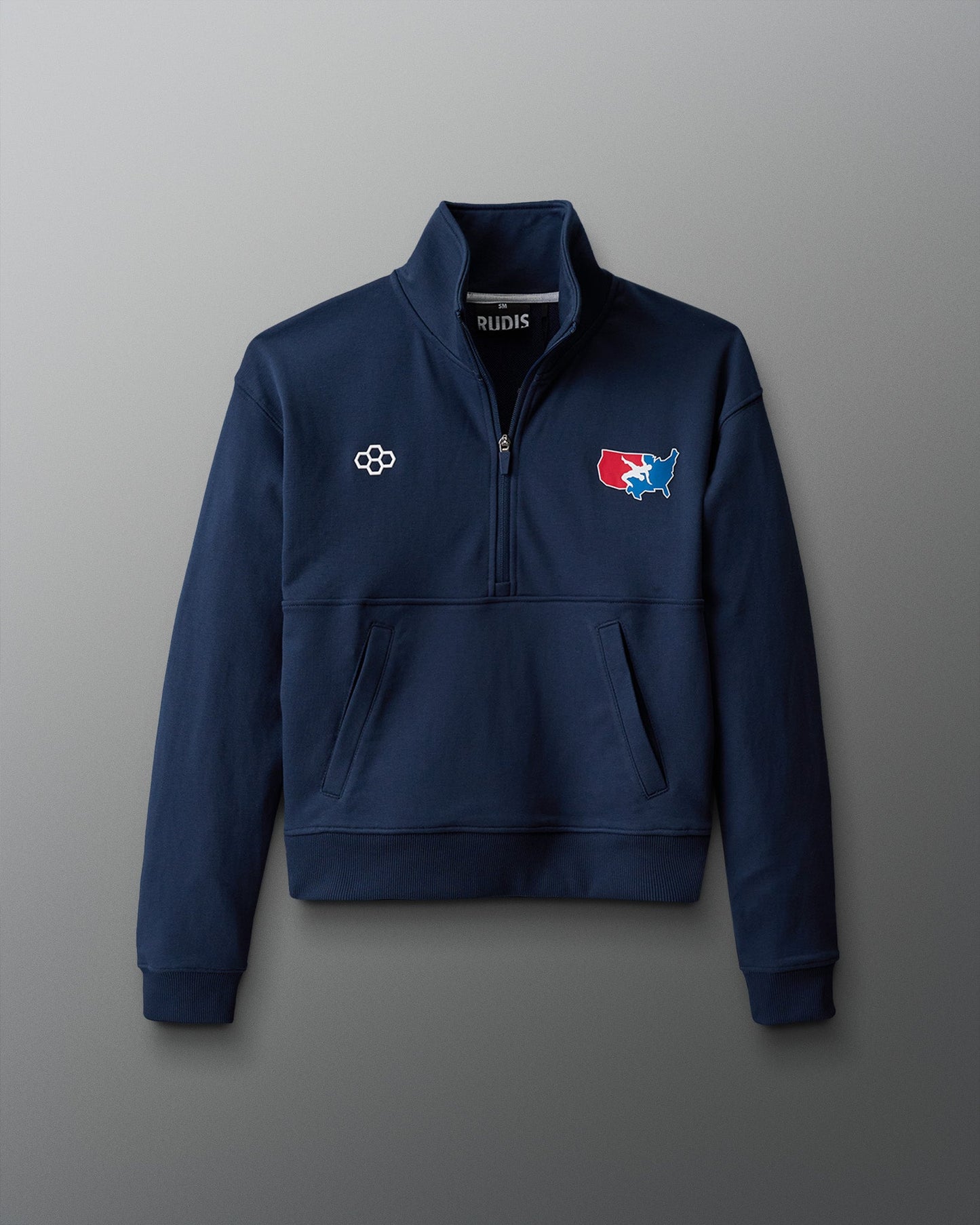 RUDIS USA Wrestling Luxe Terry Women's 1/4 Zip