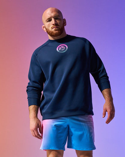 RUDIS UWW Abstract Emblem Cool-Feel Crewneck