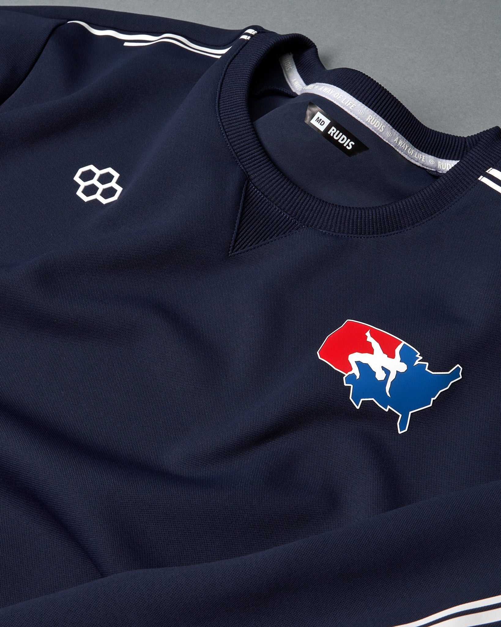 RUDIS USA Wrestling Chronicle Youth Elite Crewneck - Fierce Style