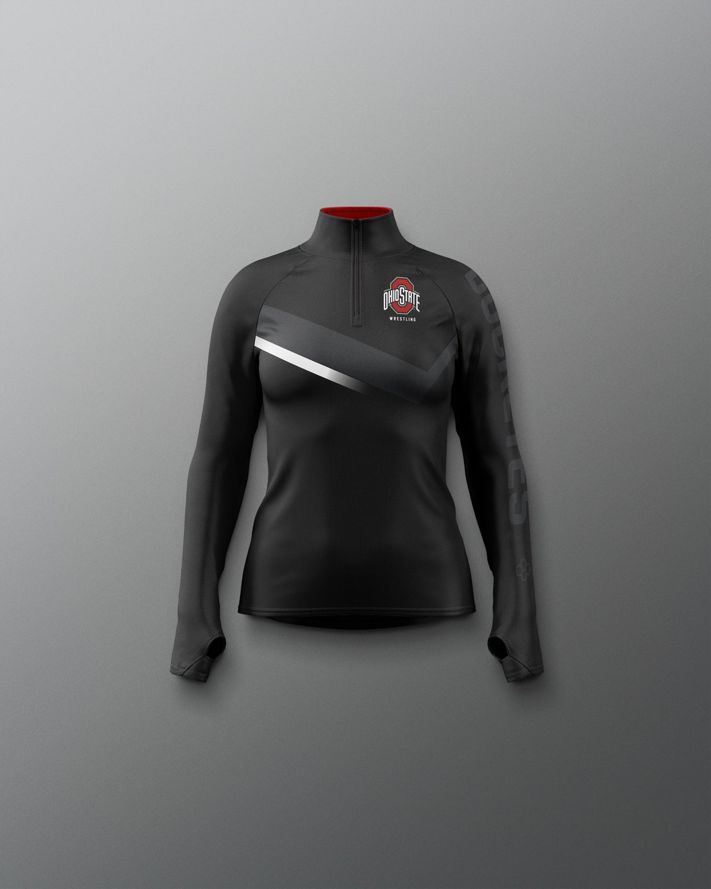 RUDIS Ohio State Girl's Sublimated Quarter Zip - Fierce Style
