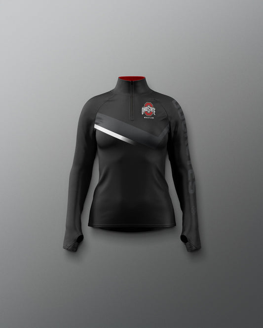 RUDIS Ohio State Girl's Sublimated Quarter Zip - Fierce Style