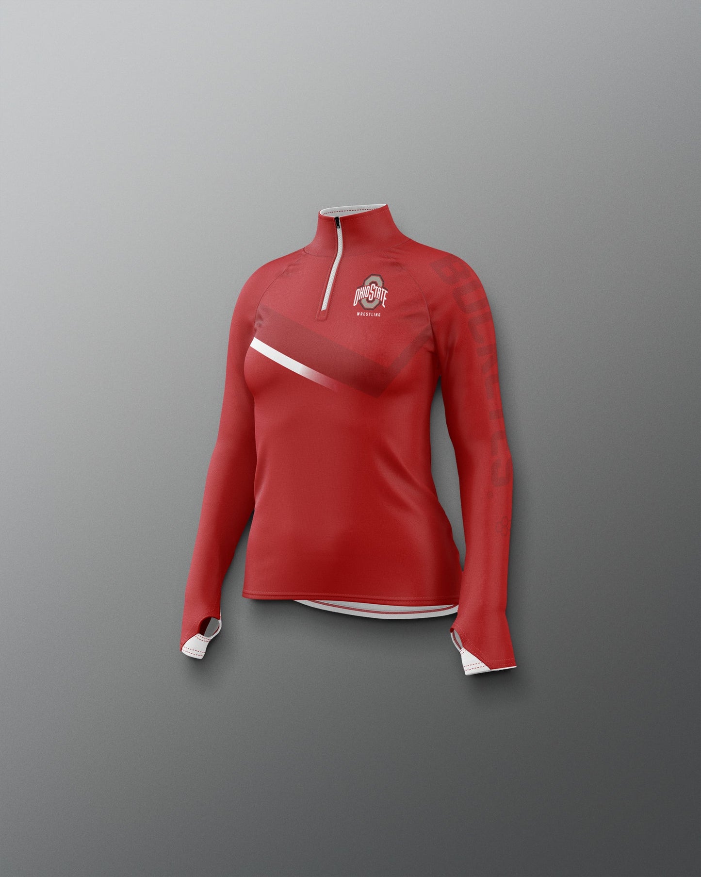 RUDIS Ohio State Girl's Sublimated Quarter Zip - Fierce Style