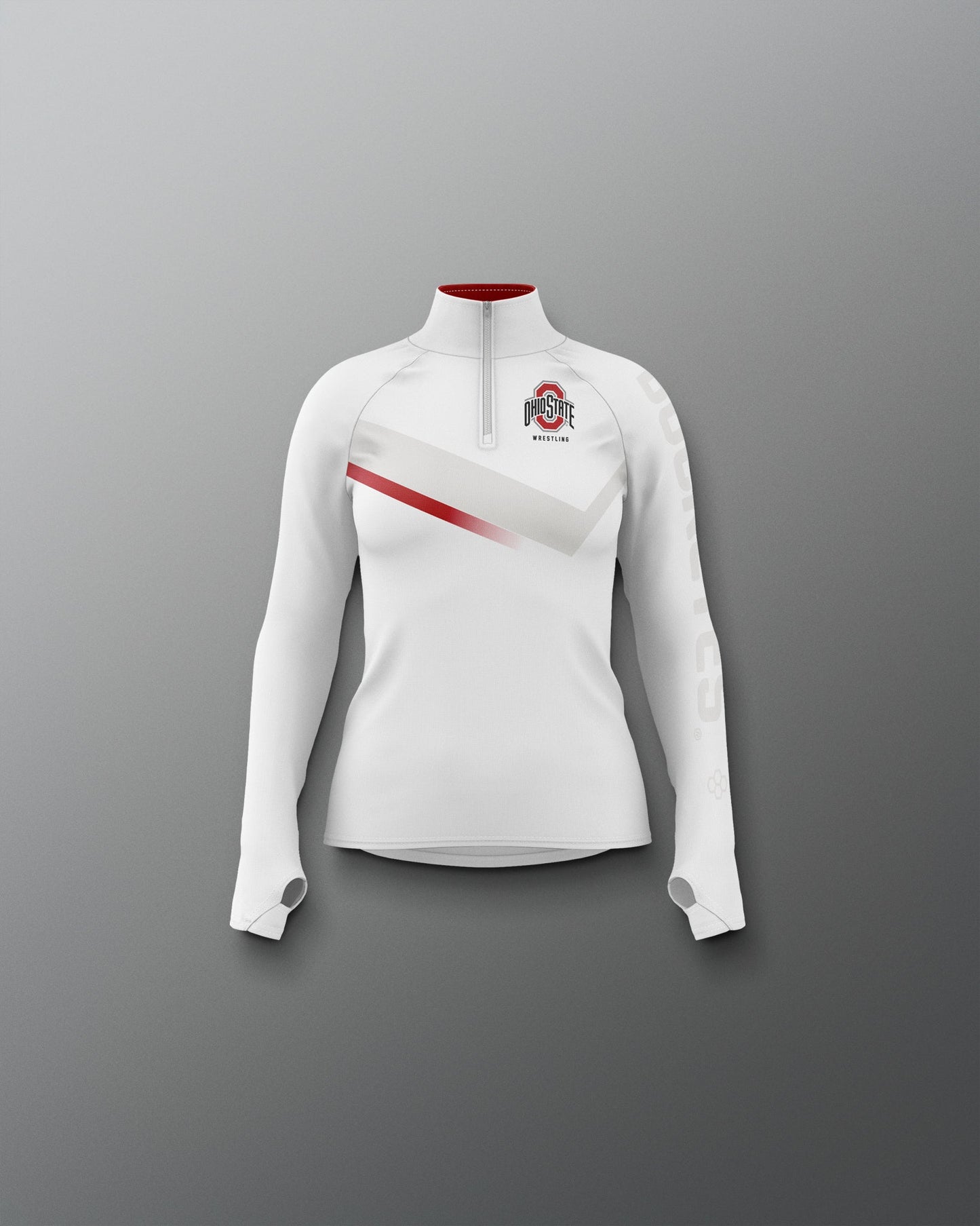 RUDIS Ohio State Girl's Sublimated Quarter Zip - Fierce Style