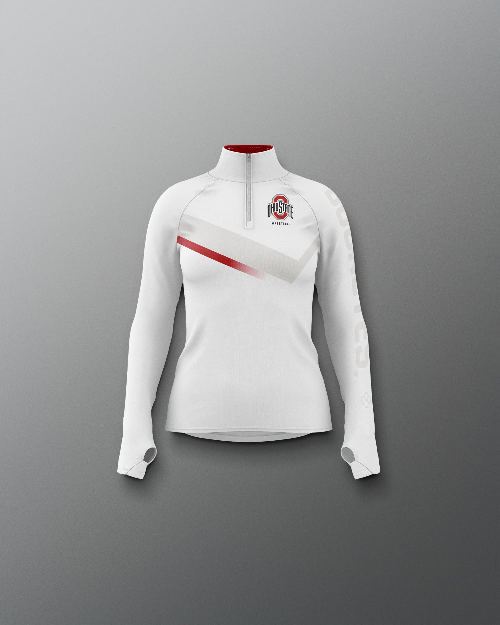RUDIS Ohio State Girl's Sublimated Quarter Zip - Fierce Style