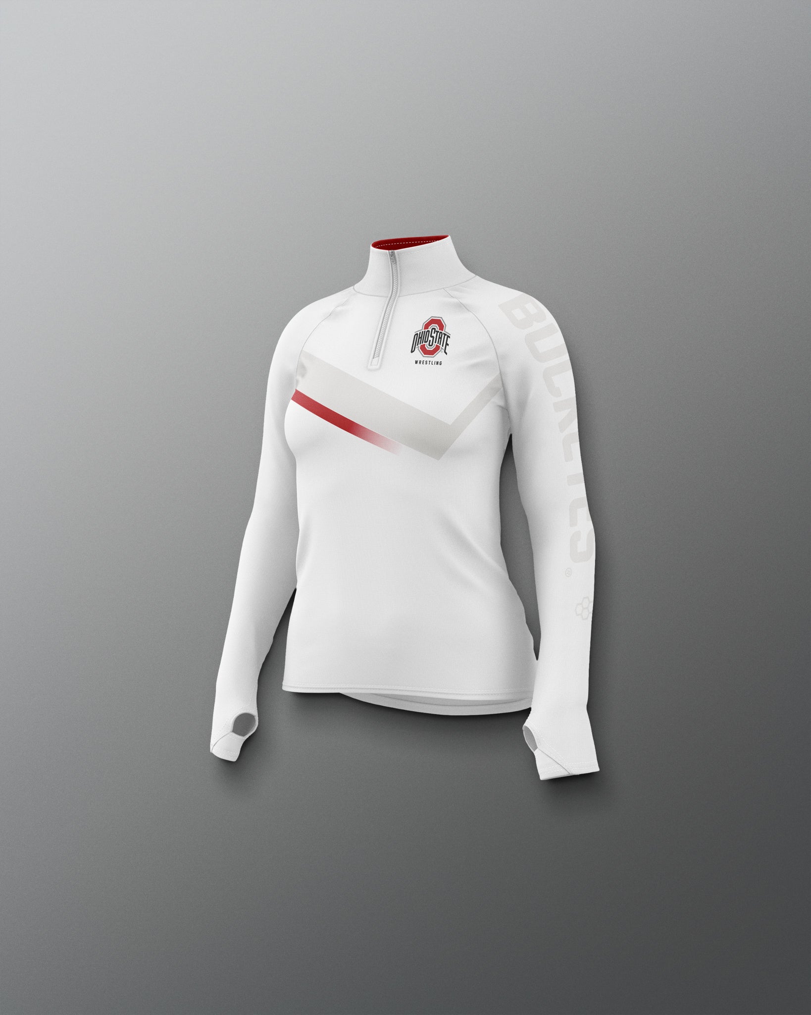 RUDIS Ohio State Girl's Sublimated Quarter Zip - Fierce Style