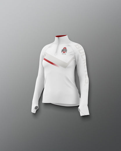 RUDIS Ohio State Girl's Sublimated Quarter Zip - Fierce Style
