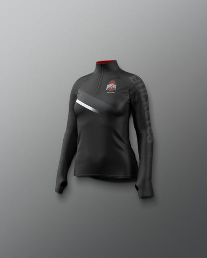 RUDIS Ohio State Girl's Sublimated Quarter Zip - Fierce Style