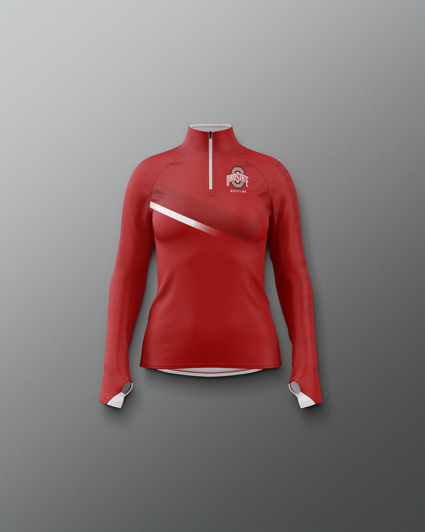 RUDIS Ohio State Girl's Sublimated Quarter Zip - Fierce Style