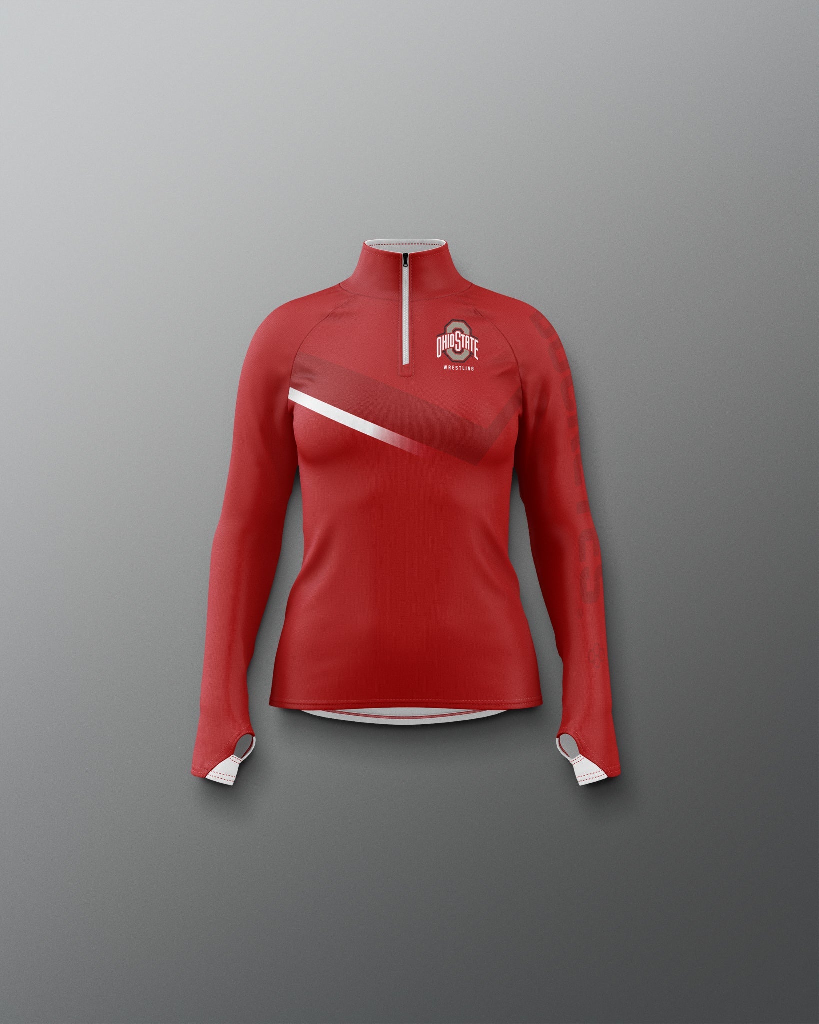 RUDIS Ohio State Girl's Sublimated Quarter Zip - Fierce Style