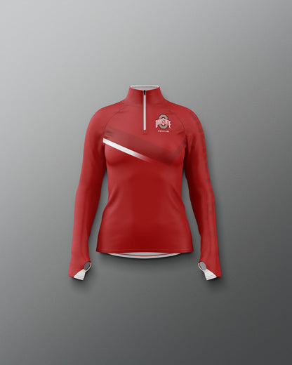 RUDIS Ohio State Girl's Sublimated Quarter Zip - Fierce Style
