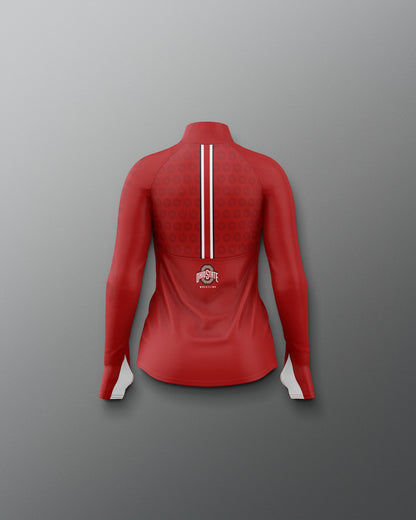 RUDIS Ohio State Girl's Sublimated Quarter Zip - Fierce Style