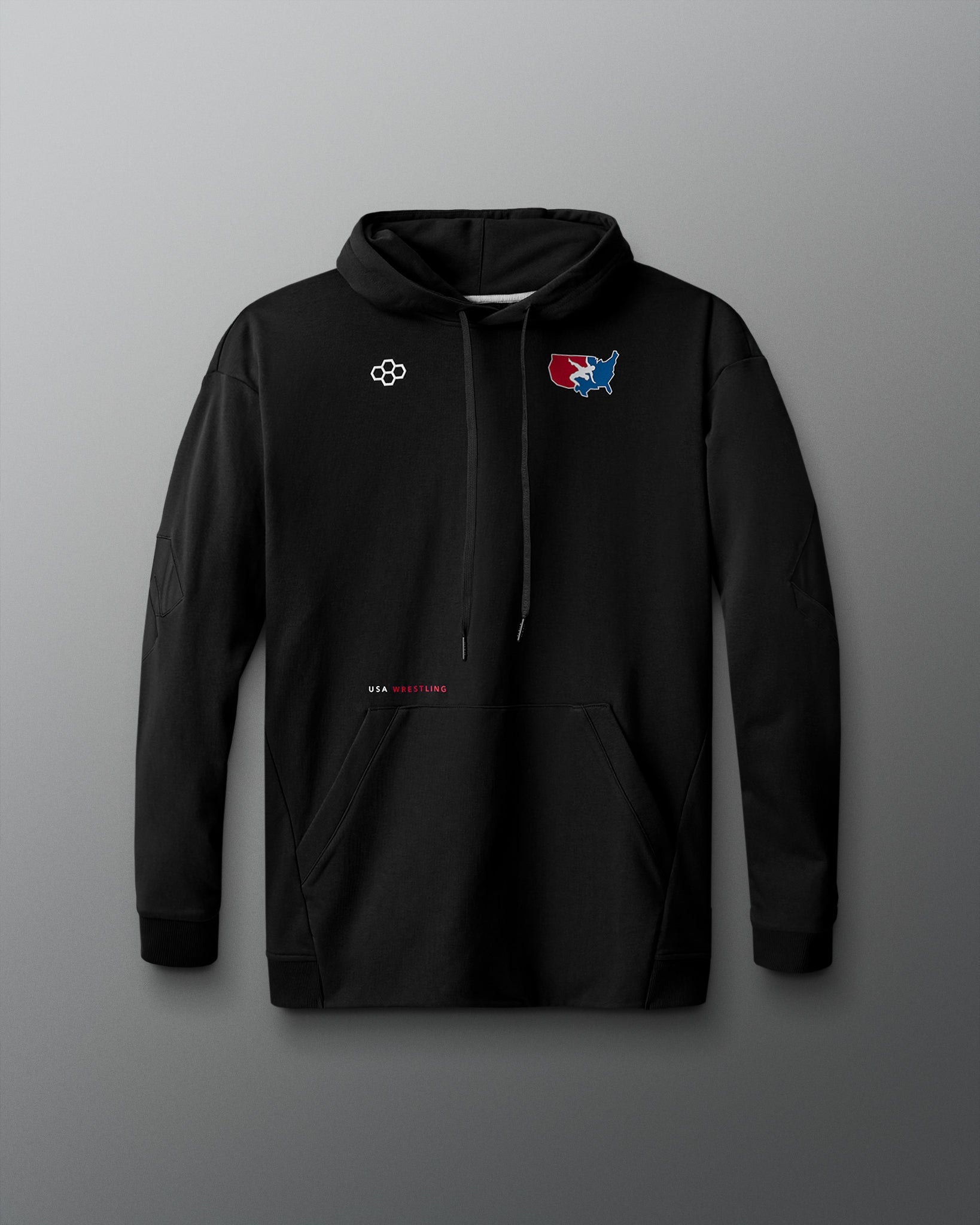 RUDIS USA Wrestling Luxe Terry Hoodie - Official USA Wrestling Apparel