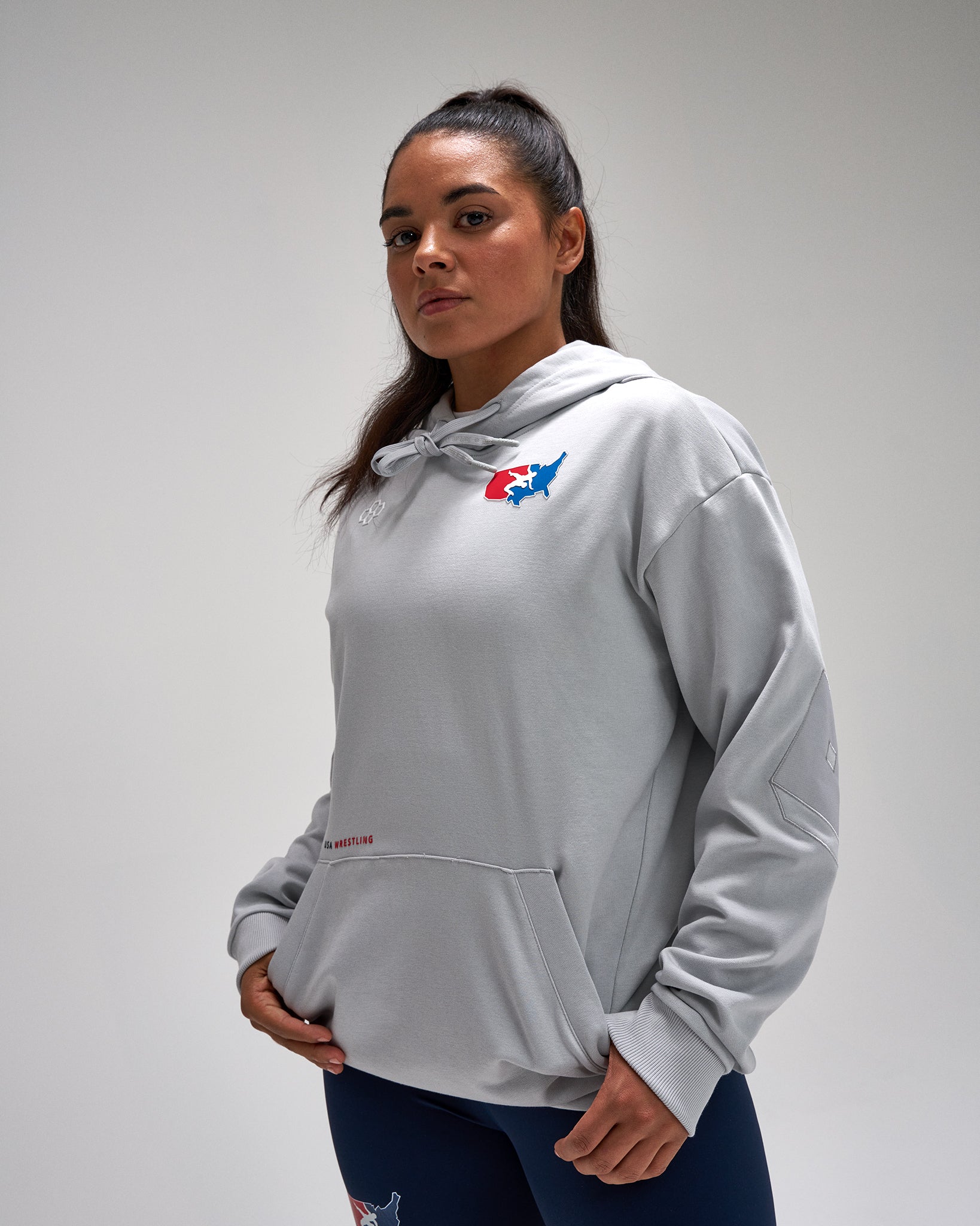 RUDIS USA Wrestling Luxe Terry Hoodie - Official USA Wrestling Apparel