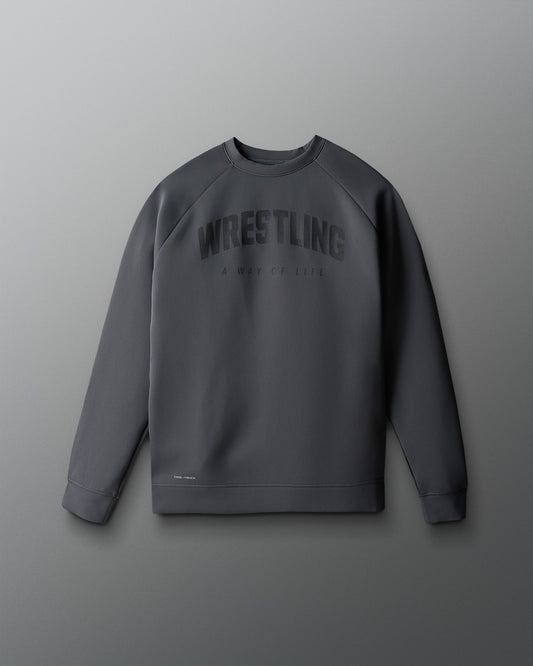 RUDIS Wrestling Motto Cool-Feel Crewneck