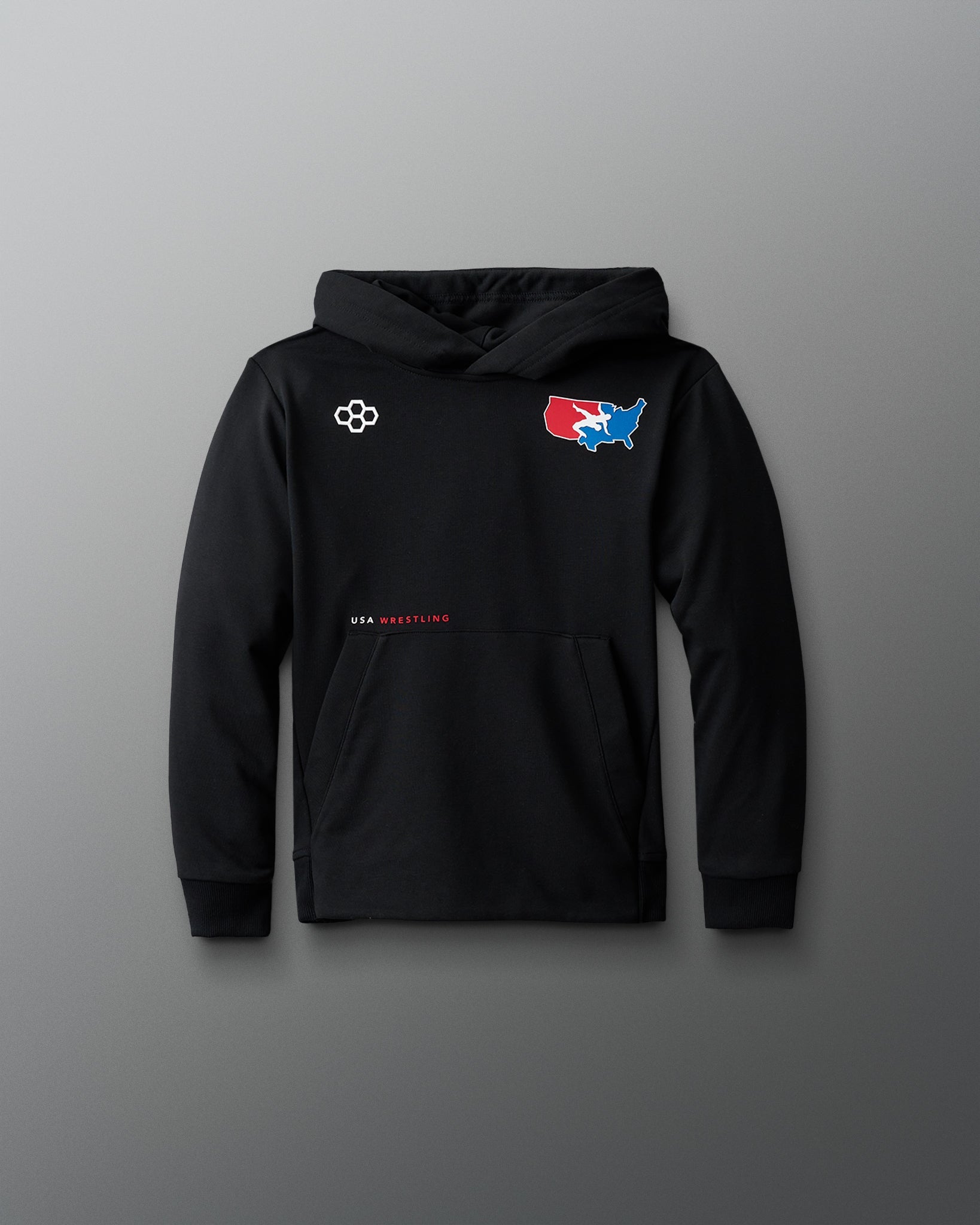 RUDIS USA Wrestling Luxe Terry Youth Hoodie