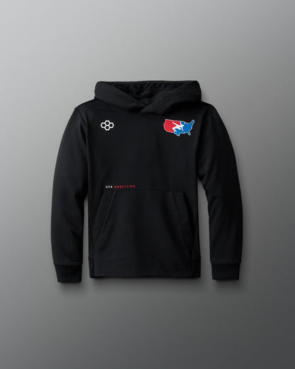 RUDIS USA Wrestling Luxe Terry Youth Hoodie
