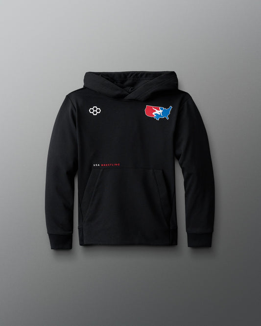 RUDIS USA Wrestling Luxe Terry Youth Hoodie