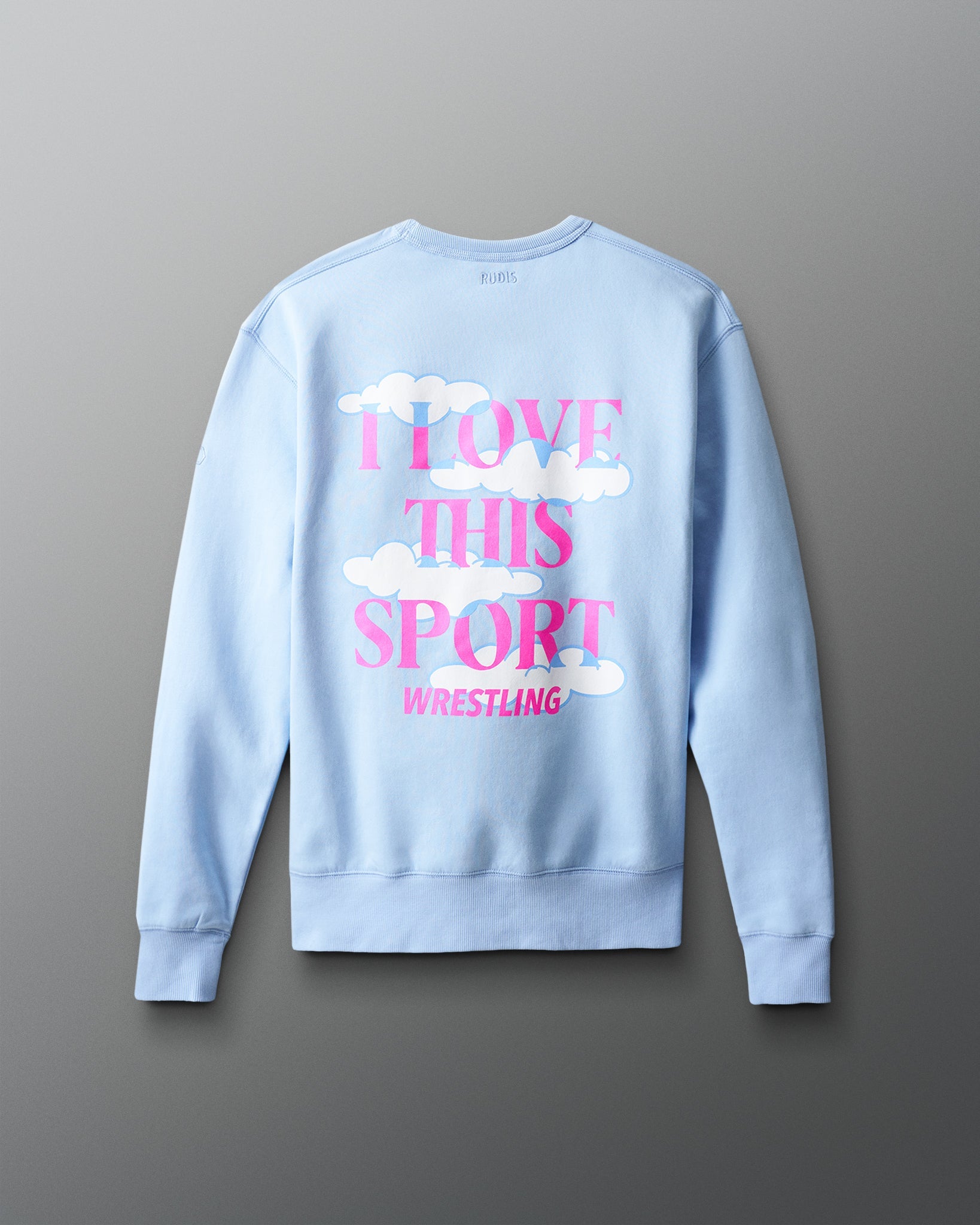 RUDIS SH I Love This Sport Comfort Fleece Crewneck