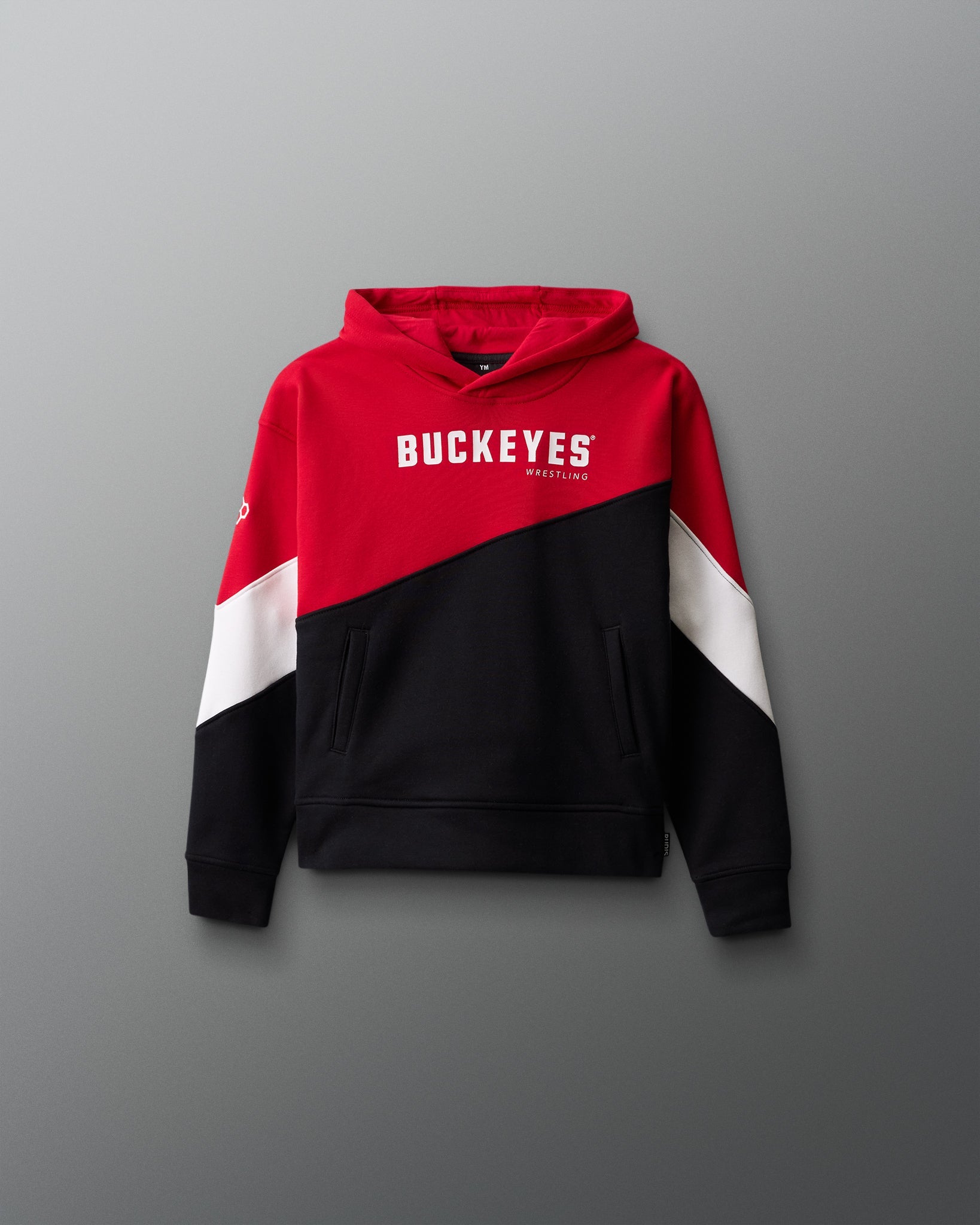 RUDIS Buckeyes Youth Colorblock Hoodie
