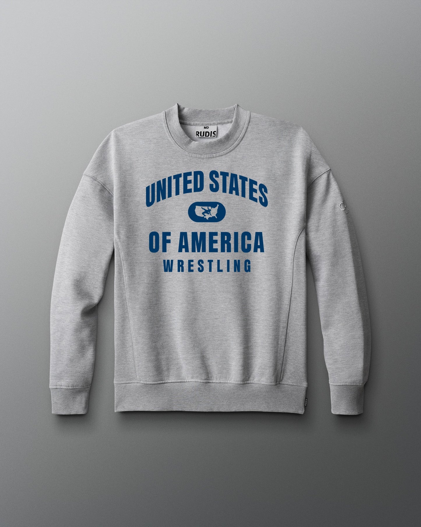RUDIS USA Wrestling Titan Heavyweight Crewneck for Men