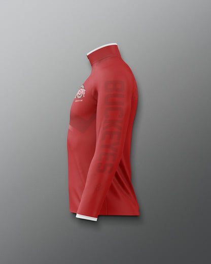 RUDIS Ohio State Sublimated Quarter Zip - Built to Rep Your Team