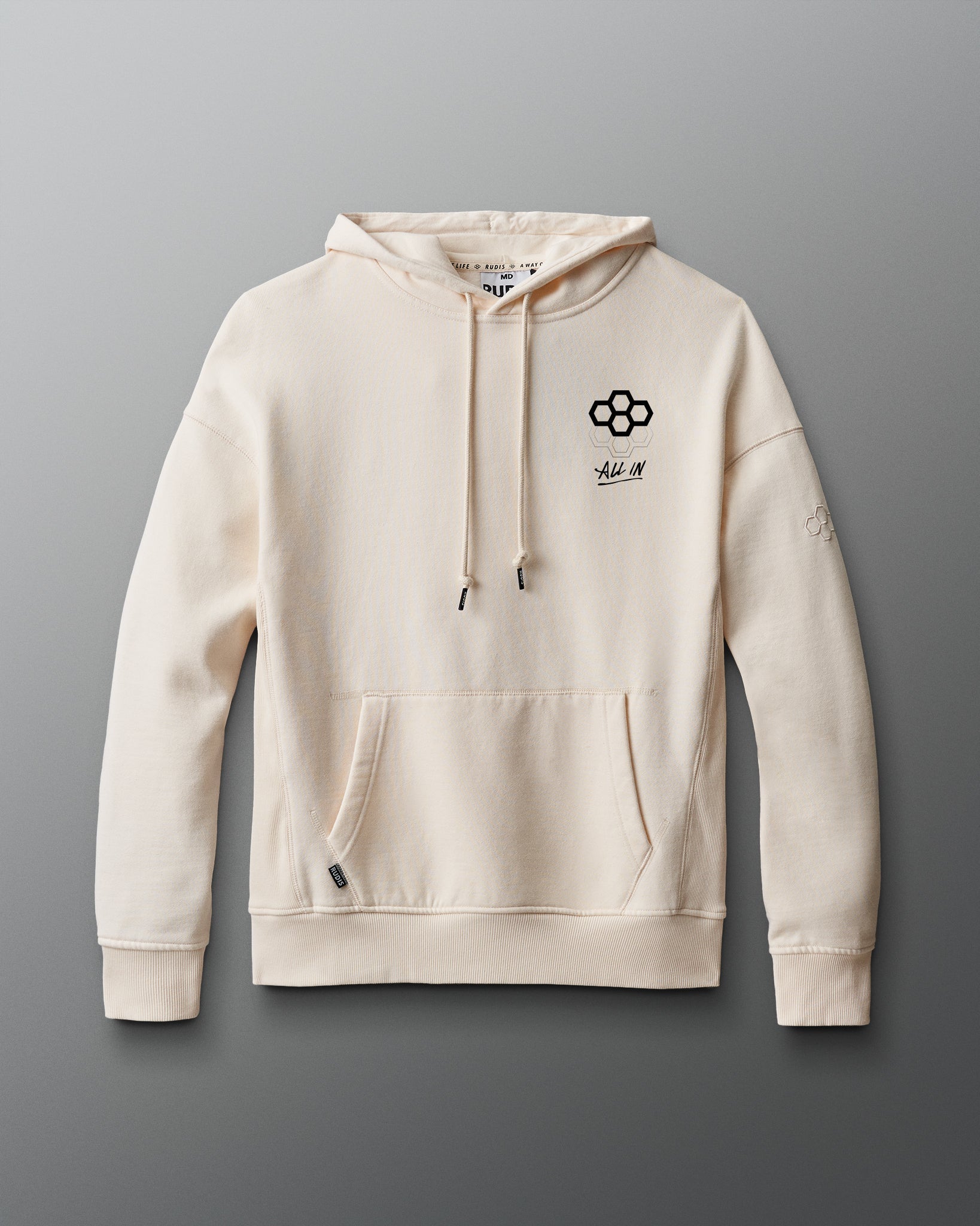 RUDIS Iron Grip Titan Heavyweight Hoodie for Men