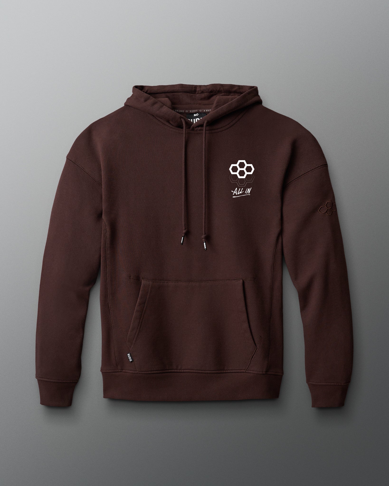 RUDIS Iron Grip Titan Heavyweight Hoodie for Men