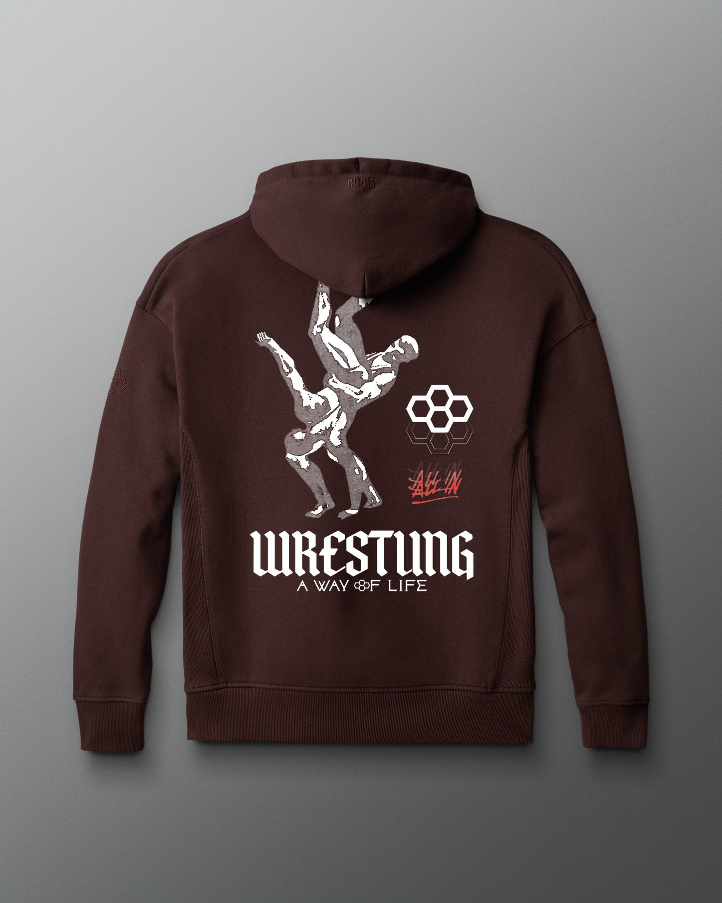RUDIS Iron Grip Titan Heavyweight Hoodie for Men