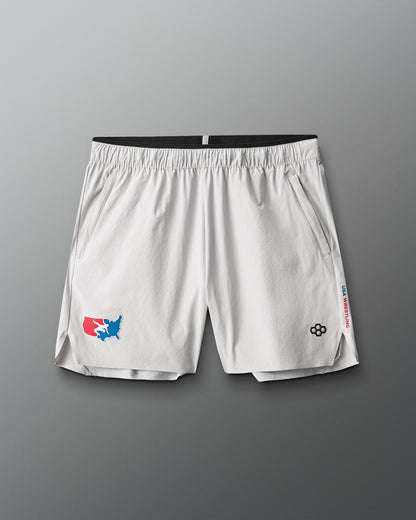 RUDIS USA Wrestling Map Performance Short