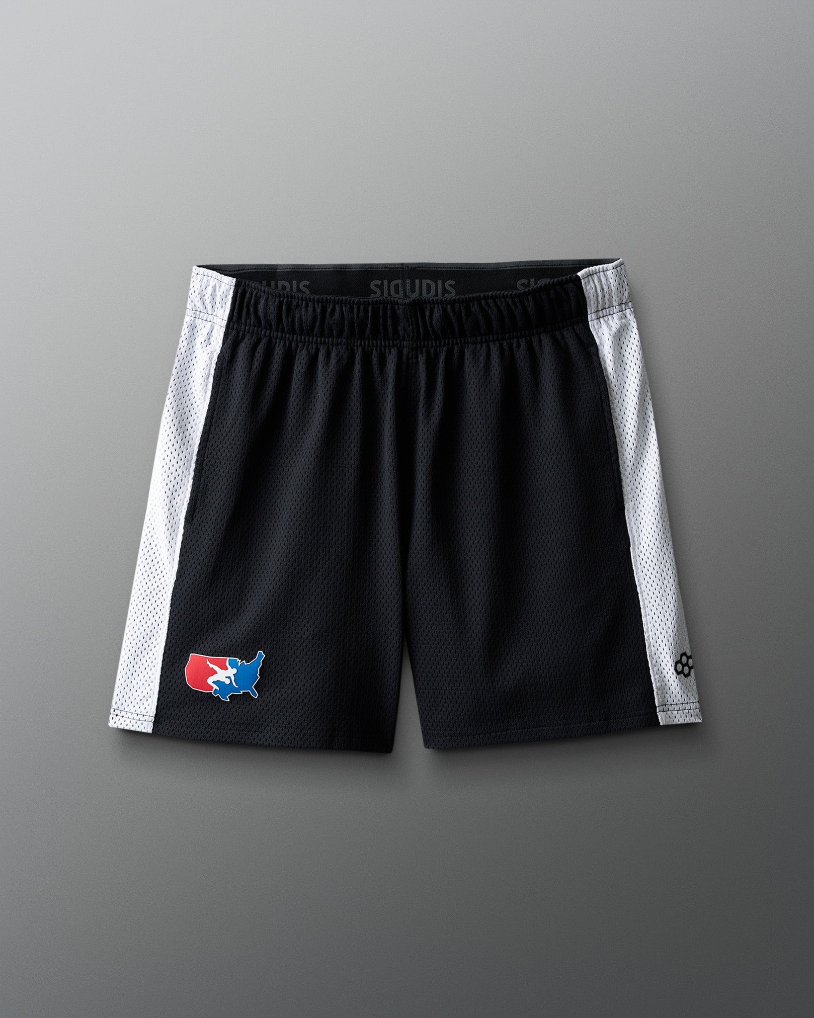 RUDIS USA Wrestling 5" Panel Mesh Shorts - Officially Licensed Gear