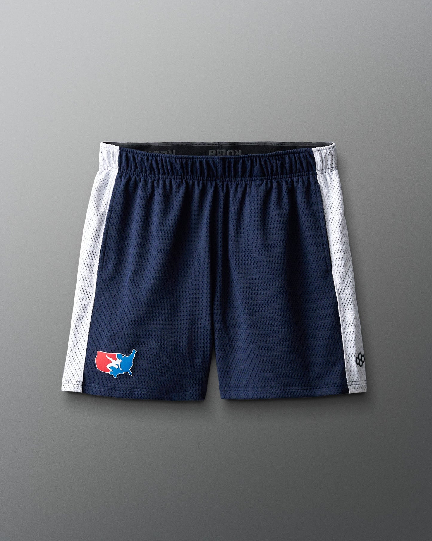 RUDIS USA Wrestling 5" Panel Mesh Shorts - Officially Licensed Gear