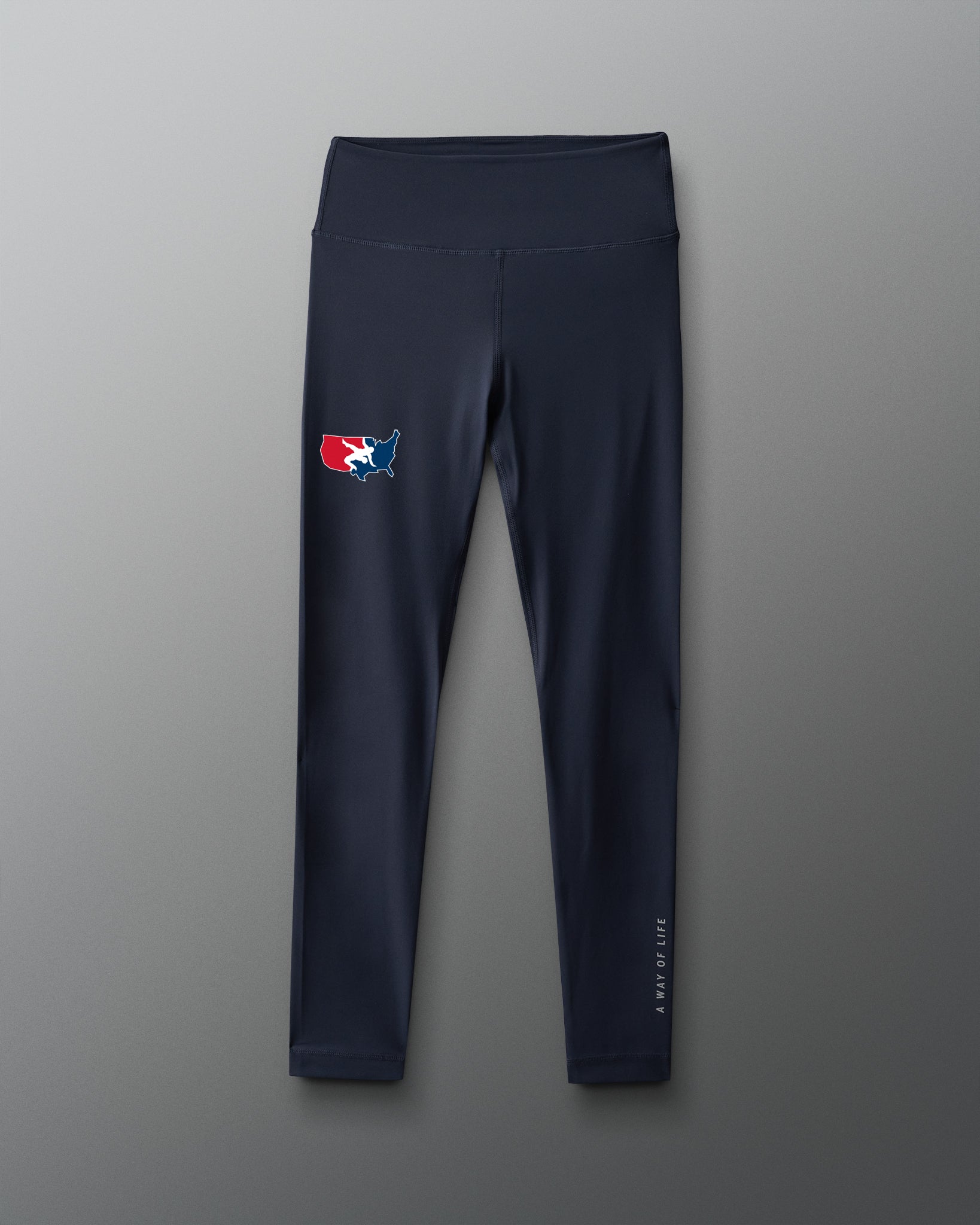 RUDIS USA Wrestling Women's High Waisted 7/8 Leggings
