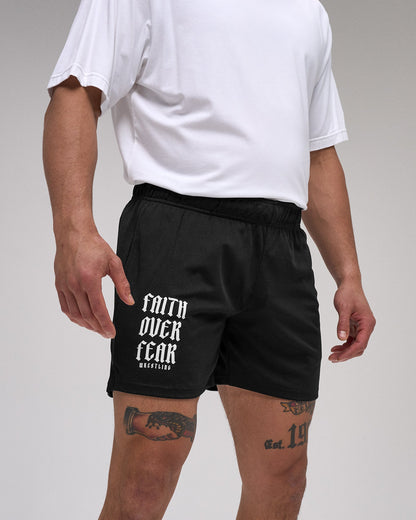 RUDIS Faith Over Fear 6" 2.0 Mesh Shorts