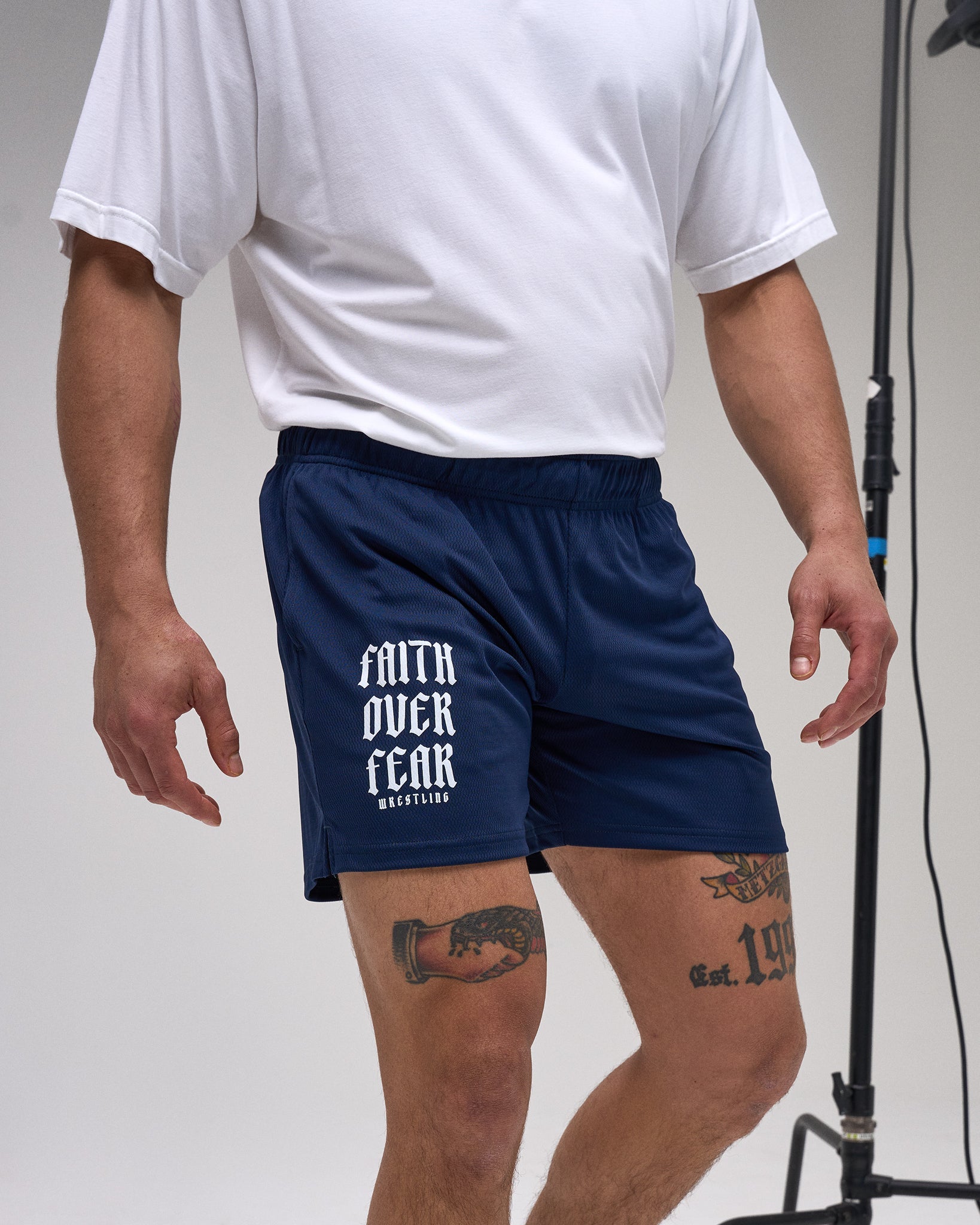 RUDIS Faith Over Fear 6" 2.0 Mesh Shorts