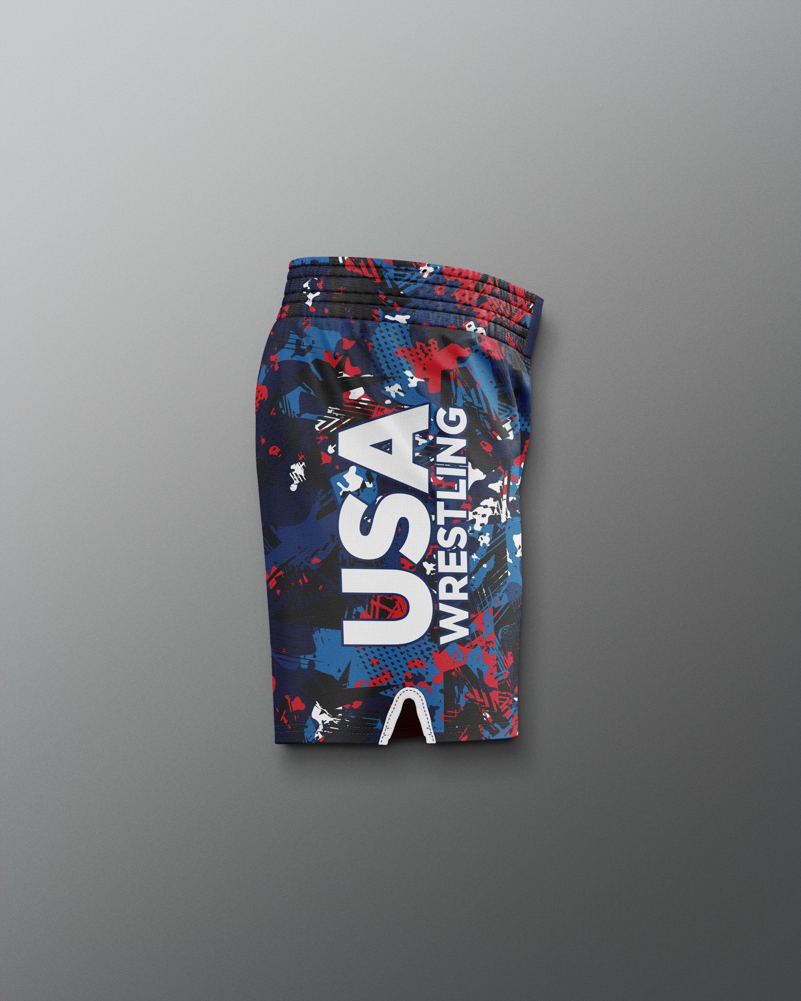 RUDIS Men's USA Wrestling Scatter Icon Sublimated Shorts