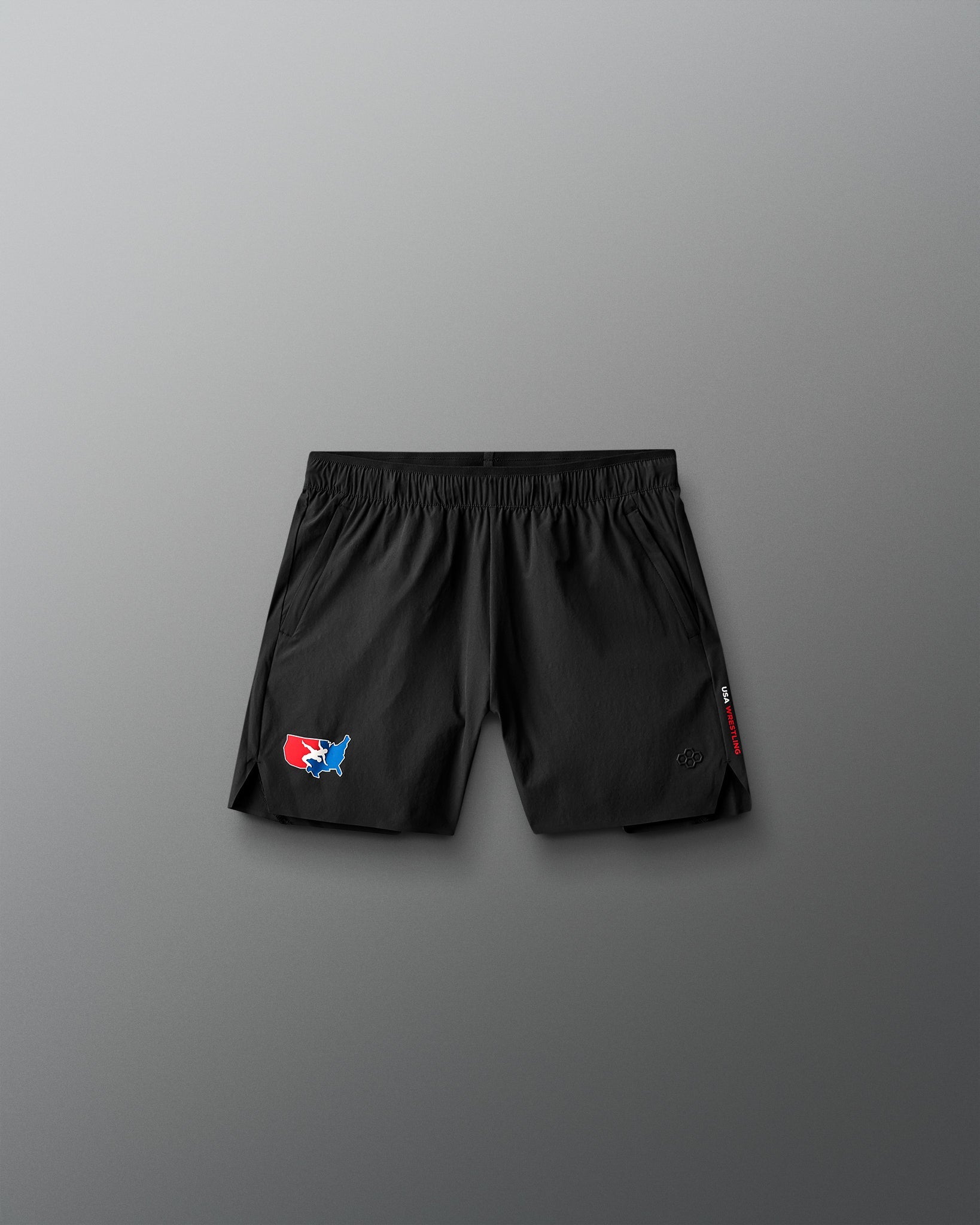 RUDIS USA Wrestling Map Youth Performance Short