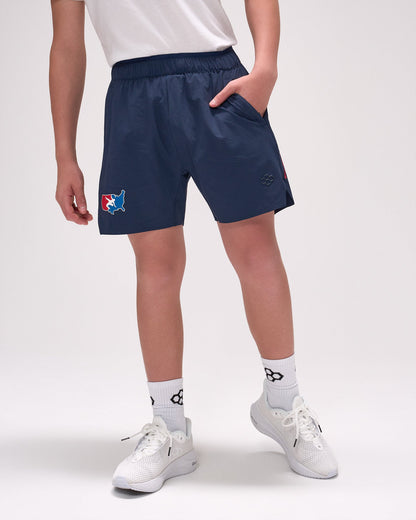 RUDIS USA Wrestling Map Youth Performance Short
