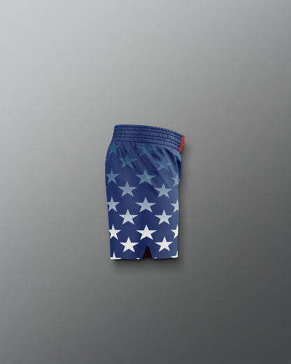 RUDIS USA Wrestling Flag Youth Sublimated Shorts