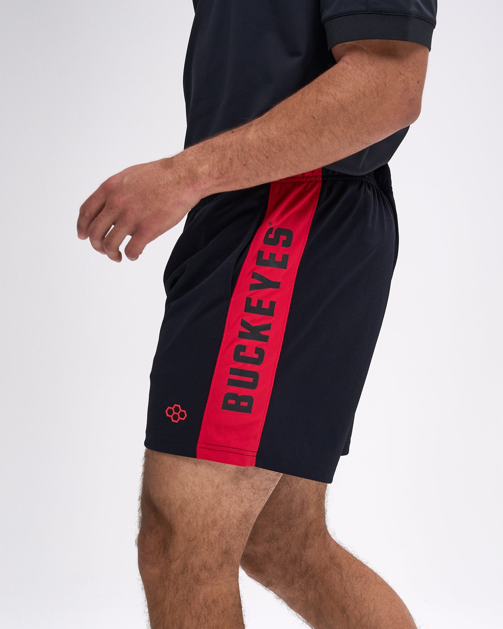 RUDIS Ohio State 5" Panel Mesh Short