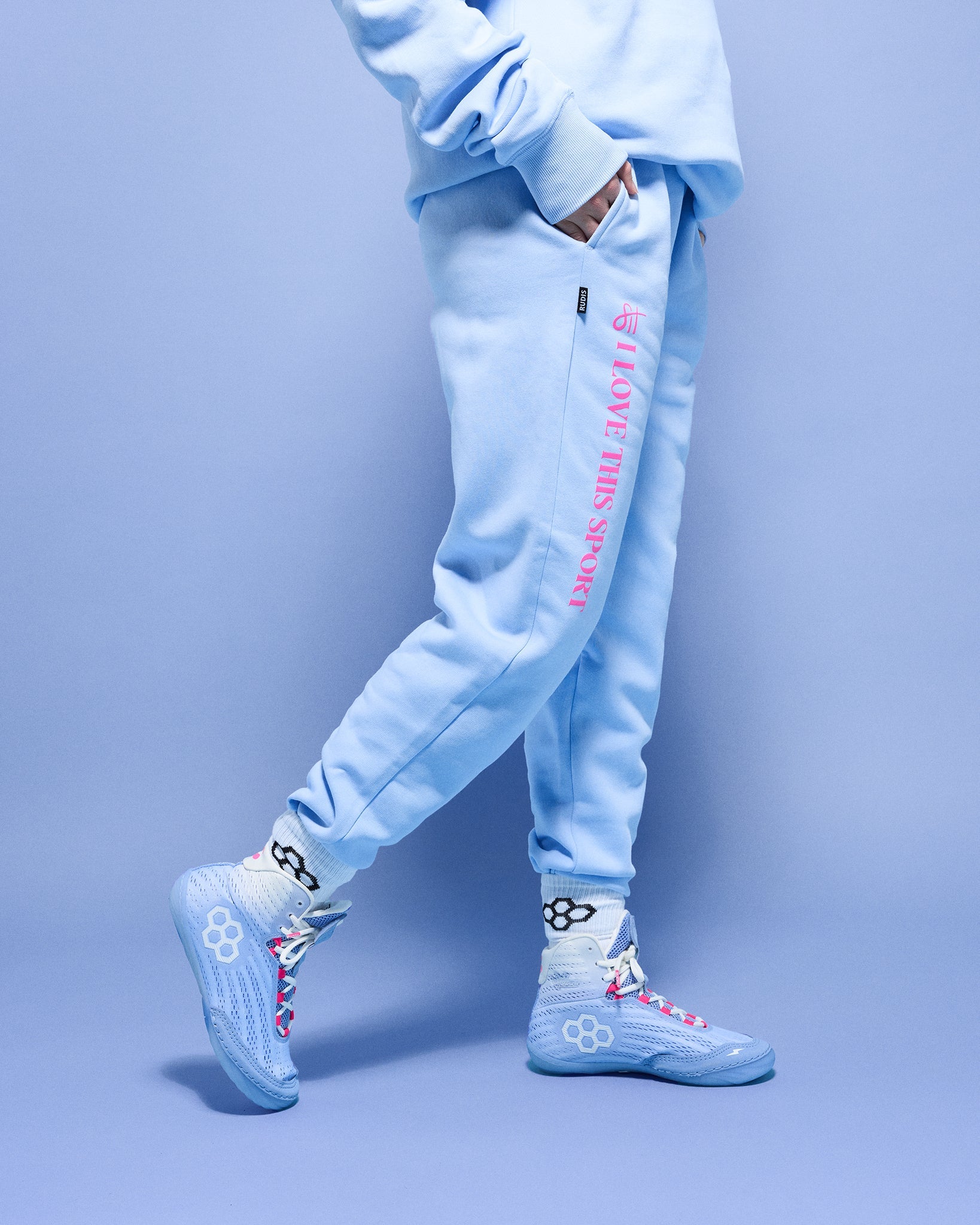 RUDIS SH I Love This Sport Comfort Fleece Sweatpants