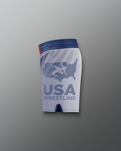 RUDIS USA Wrestling Flag Sublimated Shorts