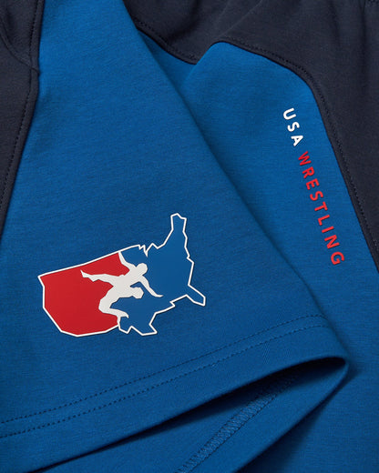 RUDIS Men's USA Wrestling Colorblock Shorts - Official Gear
