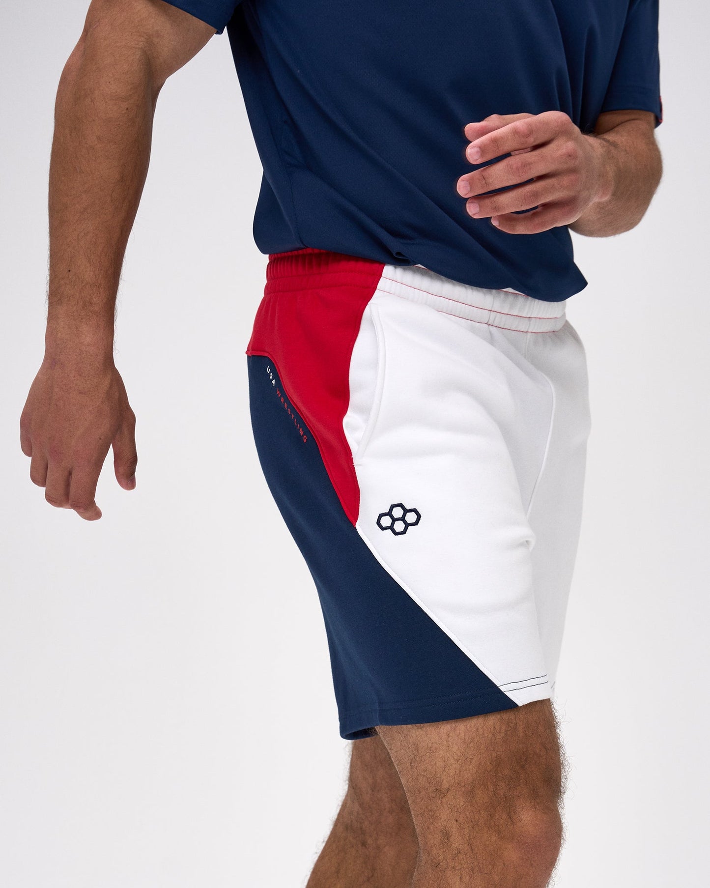 RUDIS Men's USA Wrestling Colorblock Shorts - Official Gear