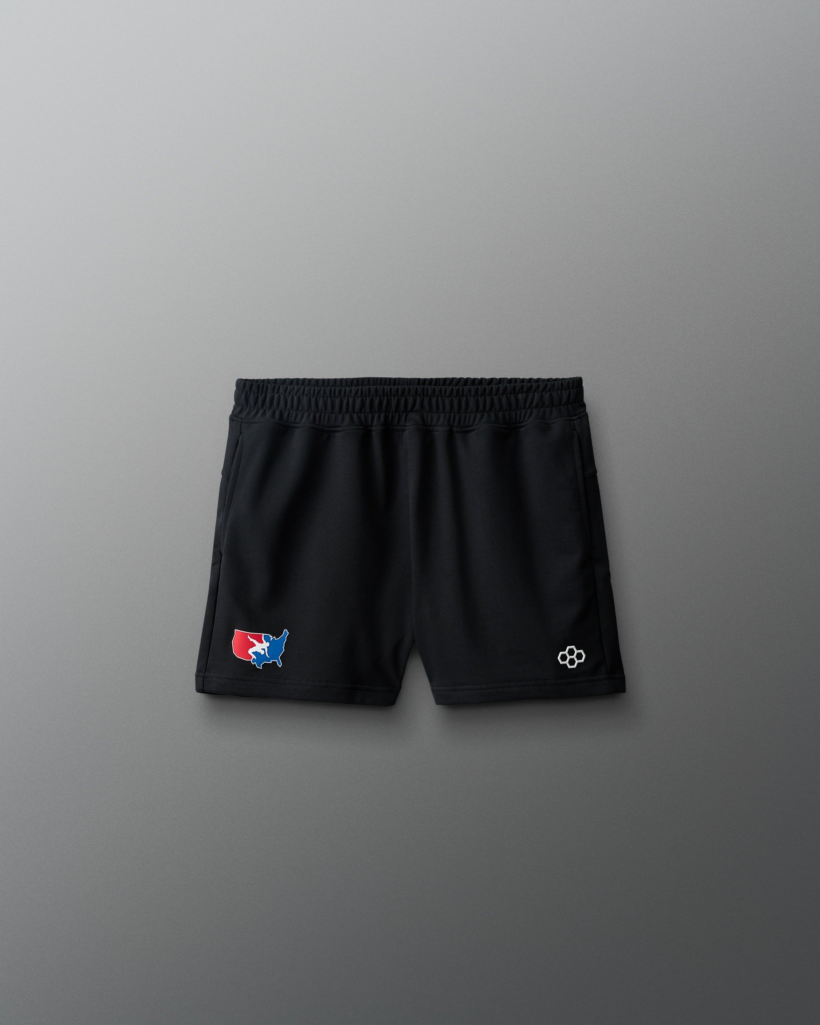 RUDIS USA Wrestling Luxe Terry 5" Youth Shorts