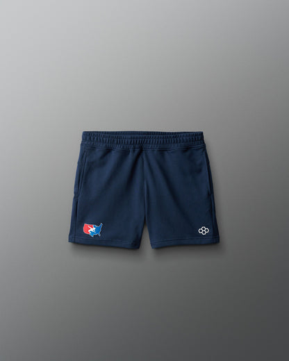 RUDIS USA Wrestling Luxe Terry 5" Youth Shorts