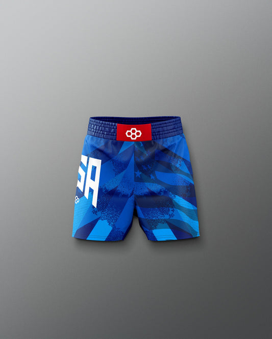 RUDIS USA Wrestling Grit Icon Youth Sublimated Shorts