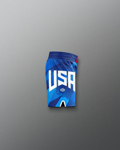 RUDIS USA Wrestling Grit Icon Youth Sublimated Shorts