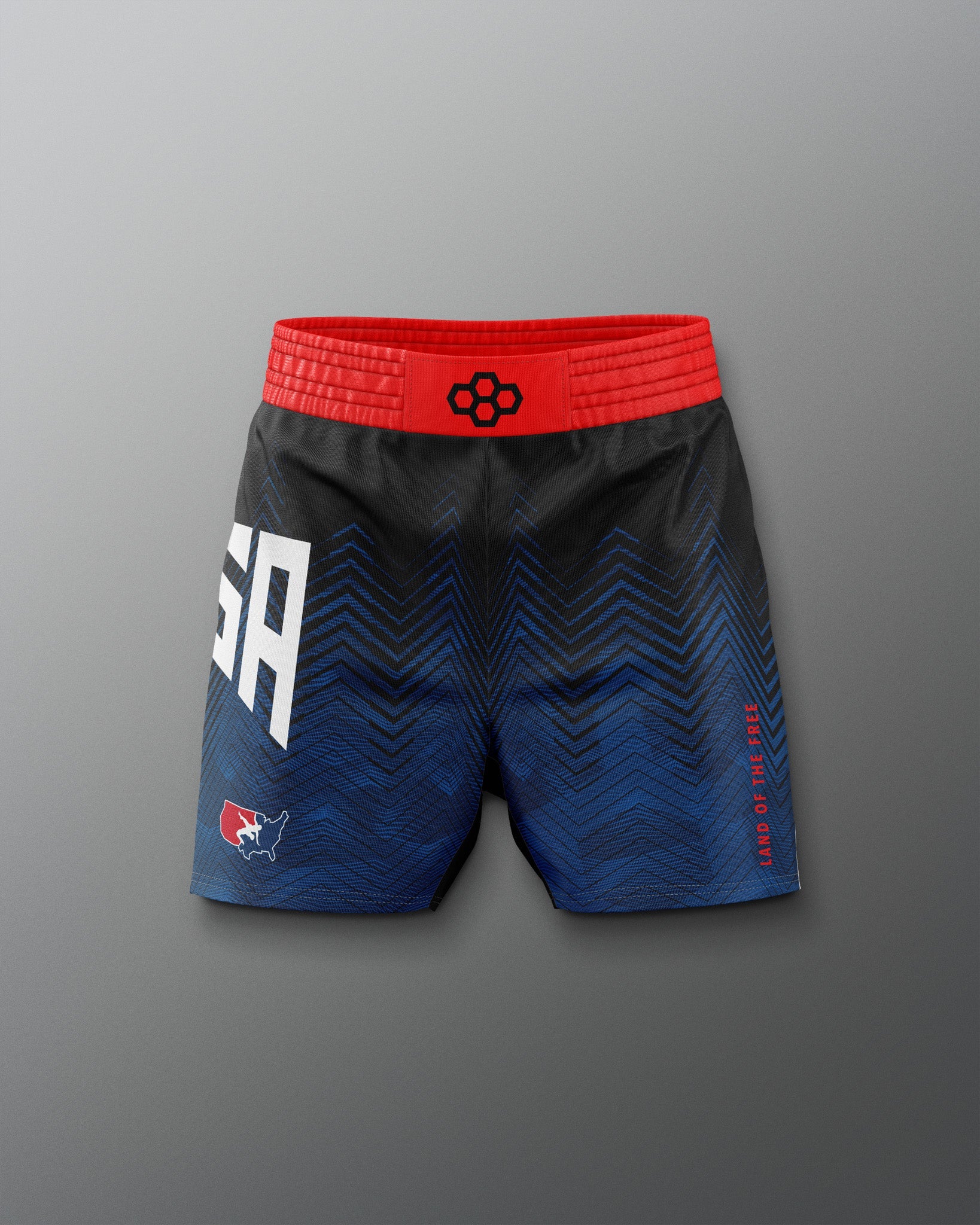 RUDIS Men's USA Wrestling Icon Sublimated Shorts - Dominate the Mat
