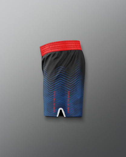 RUDIS Men's USA Wrestling Icon Sublimated Shorts - Dominate the Mat